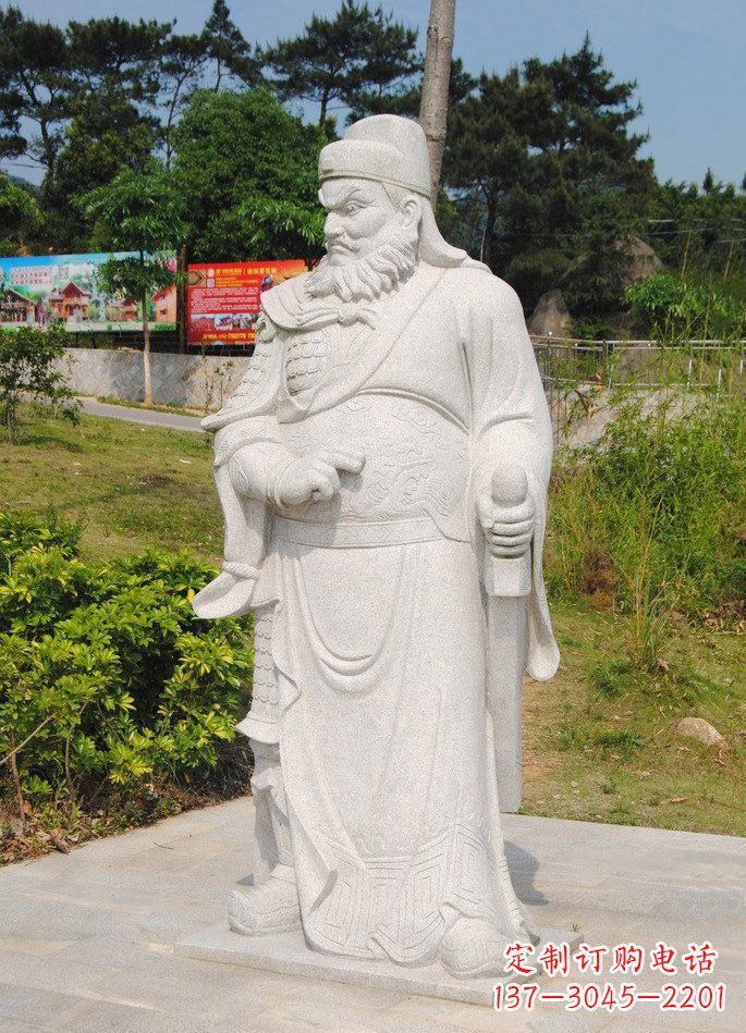 湖南道教神像钟馗石雕