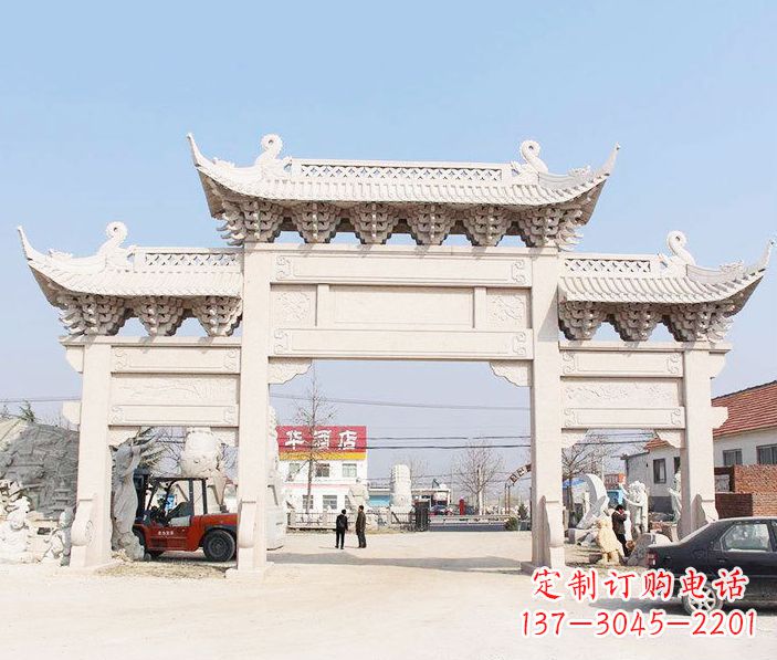 湖南精美牌坊雕塑
