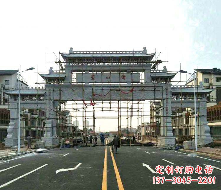 湖南牌坊石雕——精致细腻,展示正气
