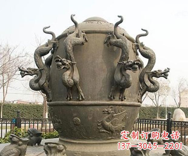 湖南精美地动仪铜雕