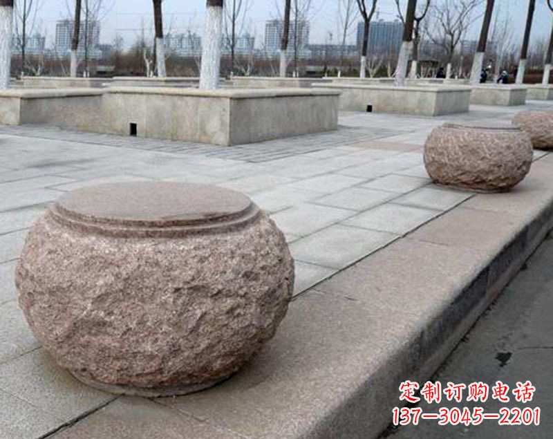 湖南灯笼型公园广场装饰石球