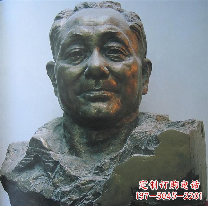 湖南邓小平名人胸像铜雕