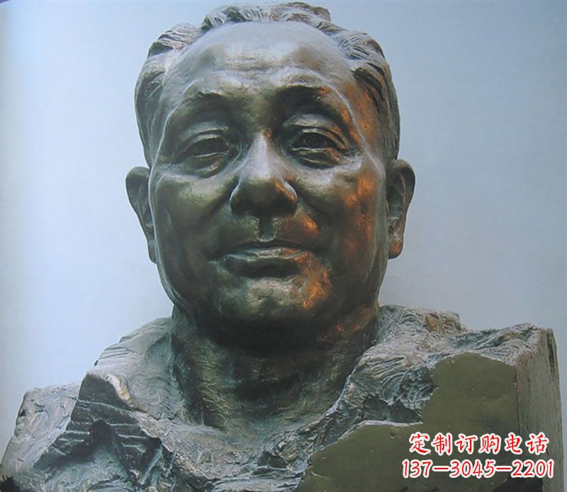 湖南邓小平铜伟人校园名人铜雕