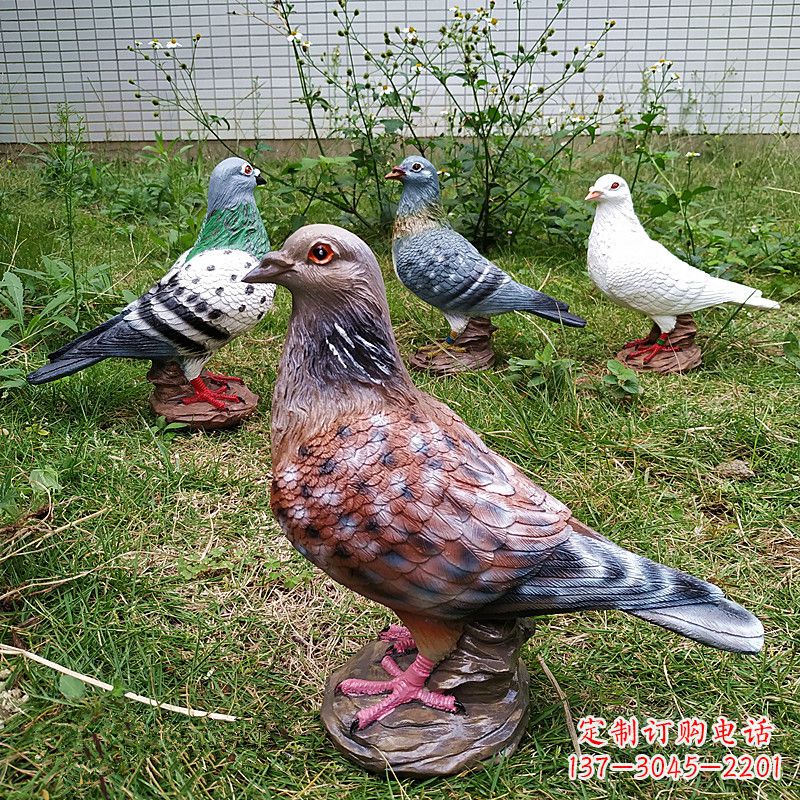 湖南纪念和平鸽雕塑