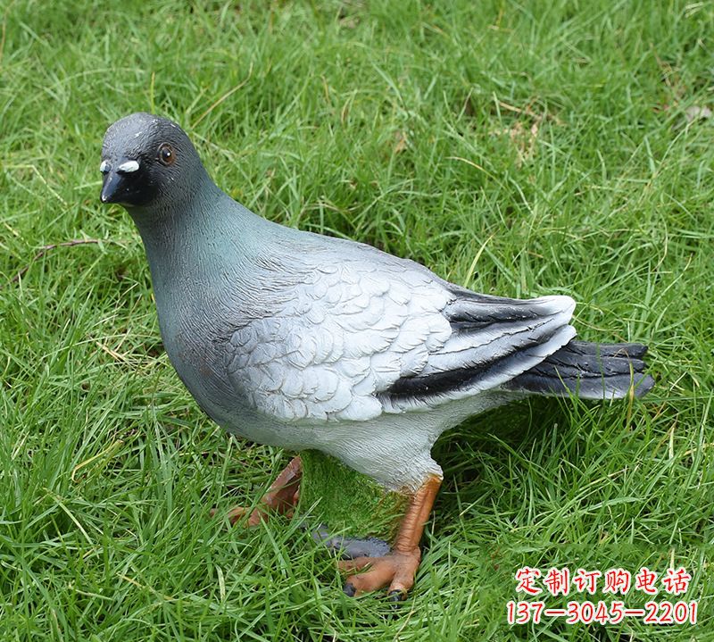 湖南雕塑和平鸽少女