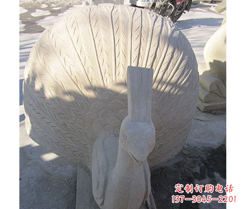 湖南动物孔雀石雕