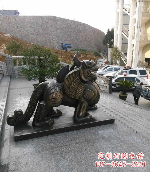 湖南精美独角兽雕塑