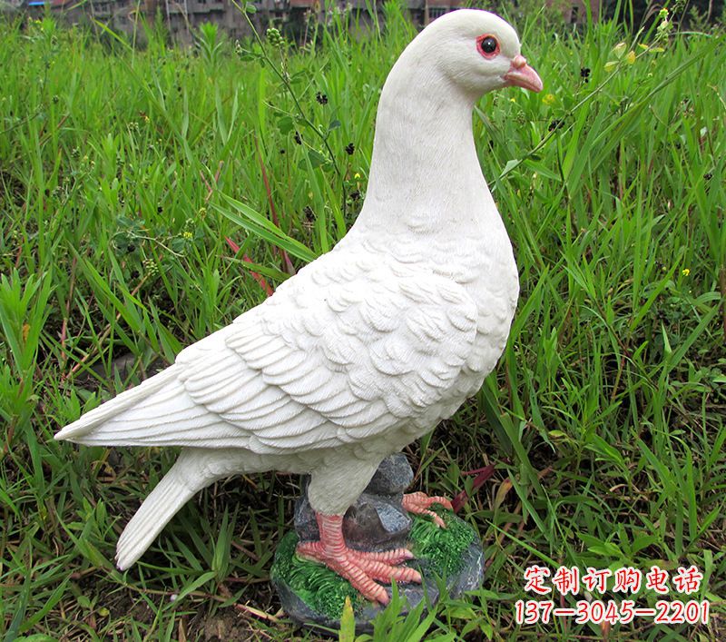 湖南锻铜鸽子浮雕,精致细腻的雕塑体现