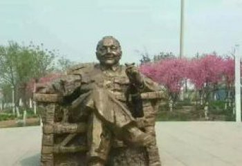 湖南中领雕塑邓小平坐式铜雕