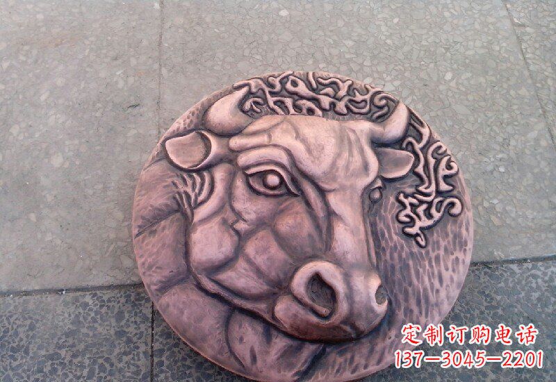湖南锻铜十二生肖兽首雕塑