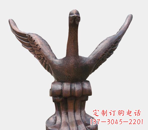 湖南高级锻铜天鹅雕塑