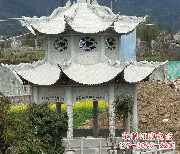 湖南古典凉亭石雕