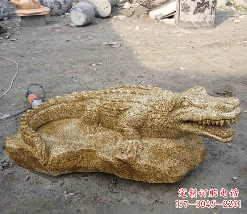 湖南精致石刻动物雕塑