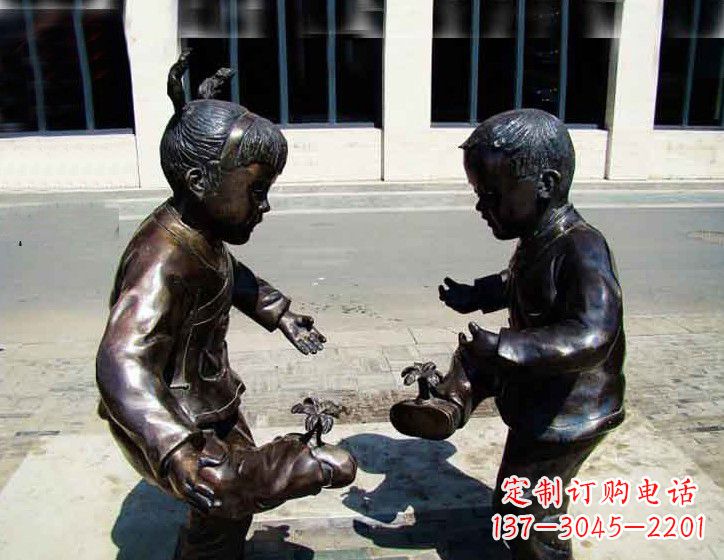 湖南中领雕塑 | 专业高端儿童铜雕