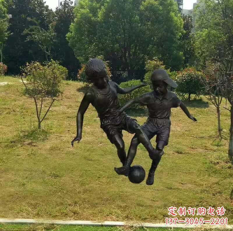 湖南中领雕塑出品,精致足球雕塑,带您重温童年欢乐
