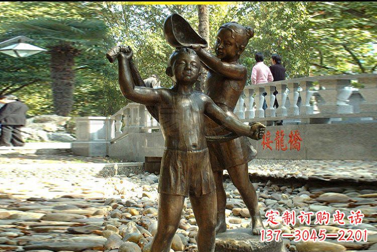 湖南优雅可爱的儿童雕塑