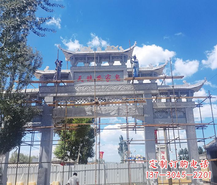 湖南牌坊雕塑品质精湛、精致耐看