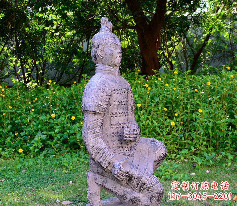 湖南仿古兵马俑公园景观石雕