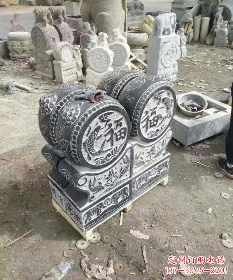 湖南风格独特的福字雕塑