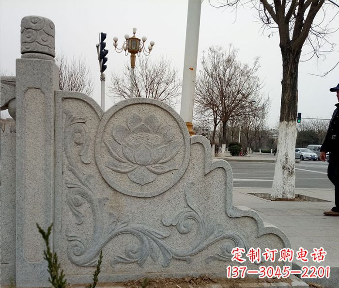 湖南仿古护城河石栏板