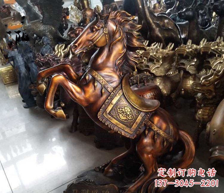 湖南精致仿古马雕塑