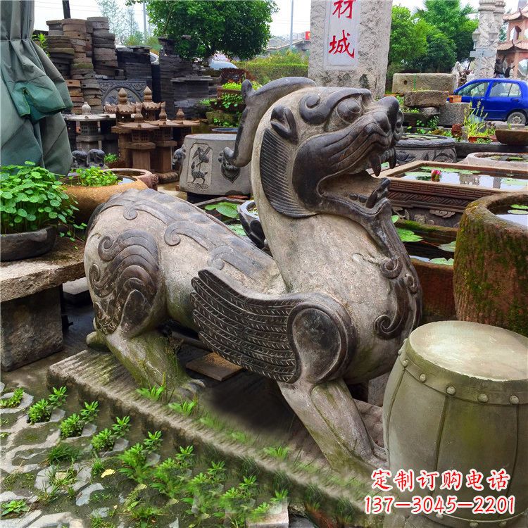湖南仿古貔貅石雕