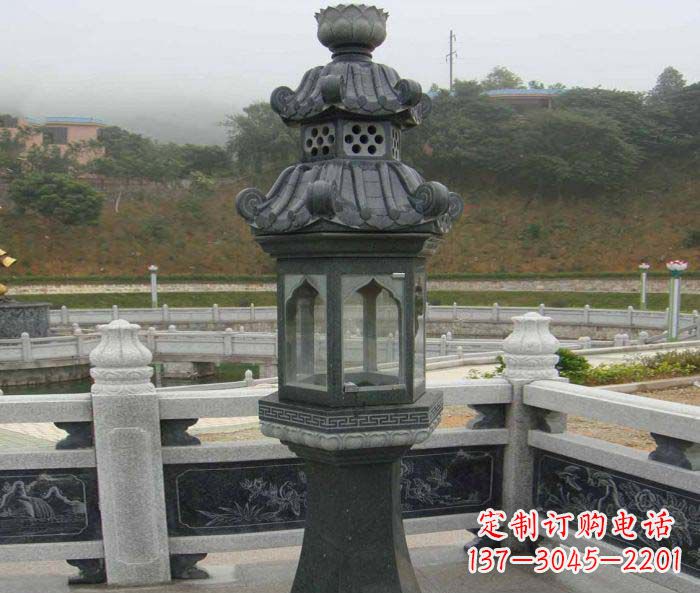 湖南仿古石灯雕塑,点亮景观空间
