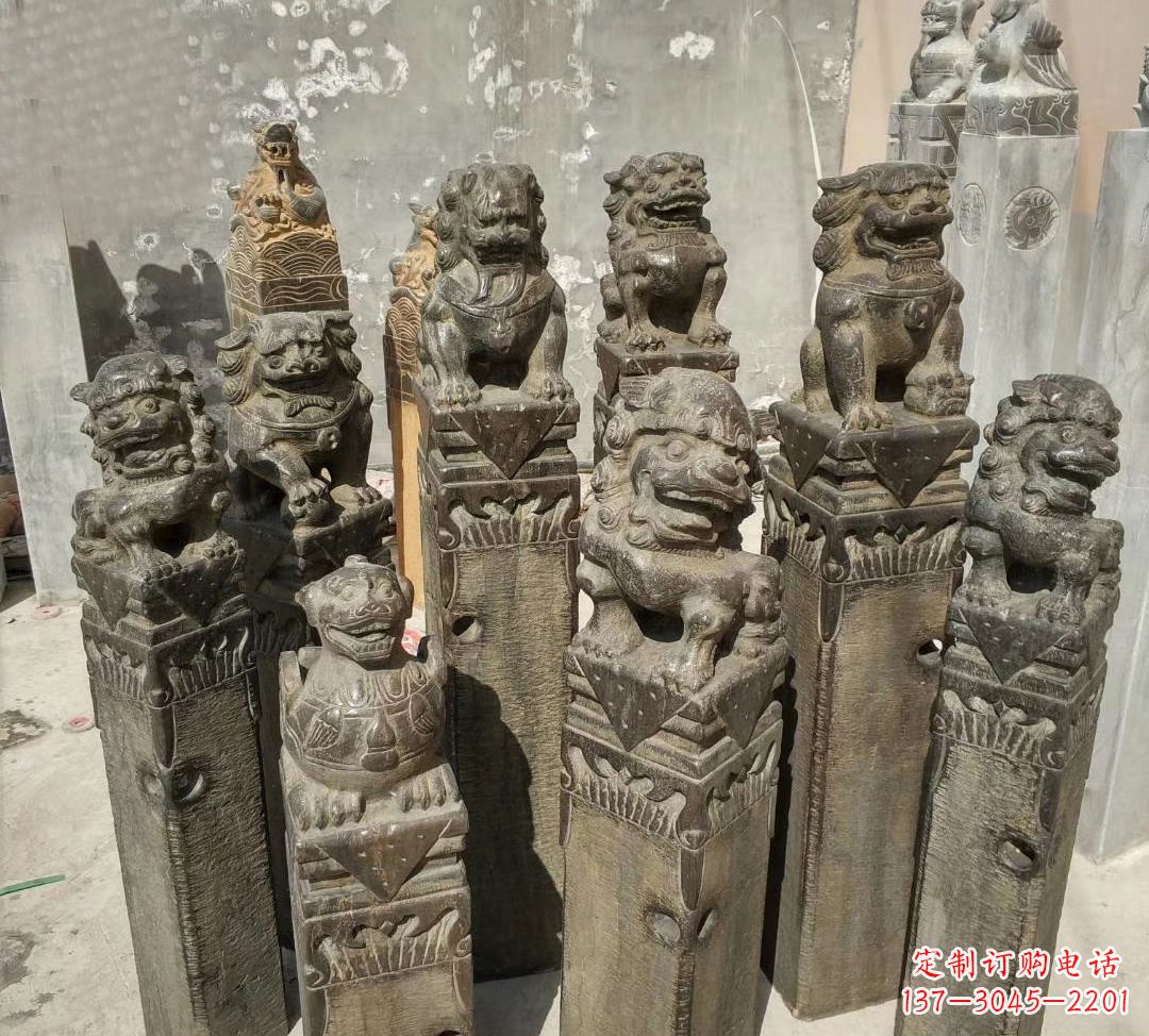 湖南仿古马雕塑,高端定制艺术石雕
