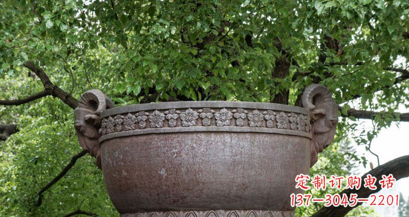 湖南仿古水缸铜雕 