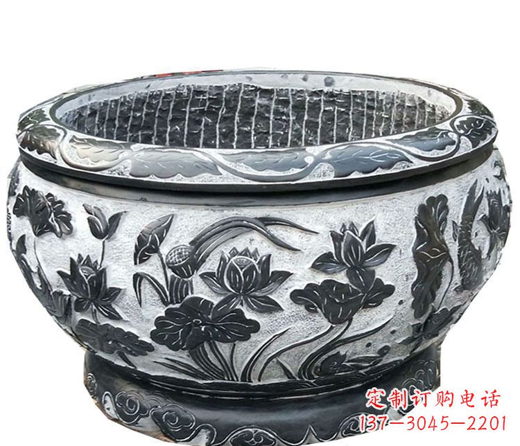 湖南传承古典,精致仿古庭院花盆雕塑