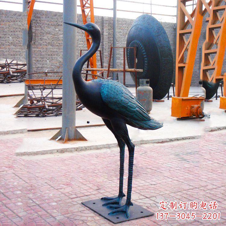 湖南仿古仙鹤雕塑