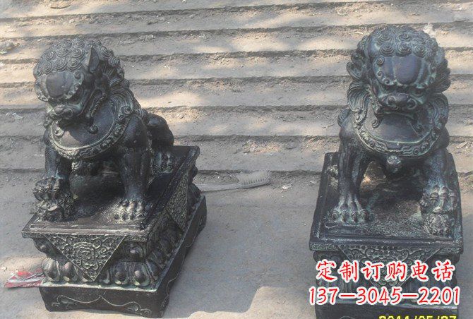 湖南仿古铸铜狮子雕塑