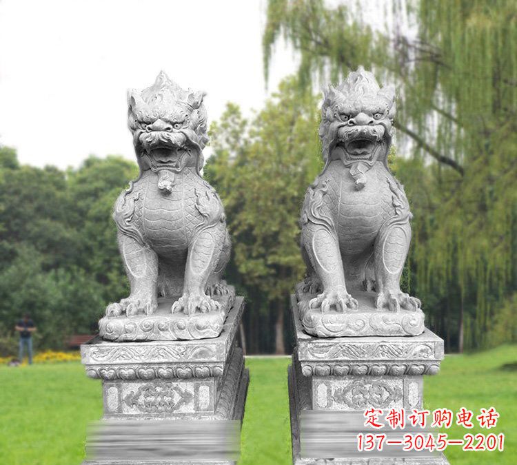湖南复古仿古麒麟石雕