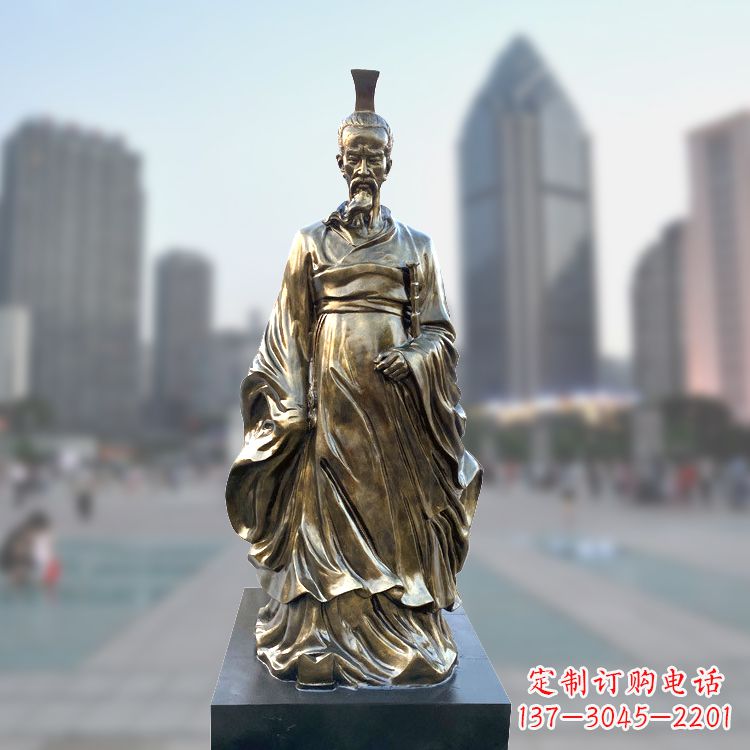 湖南专业定制屈原雕像