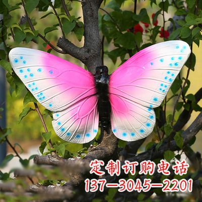 湖南粉红蝴蝶塑像——引领你的精灵之旅