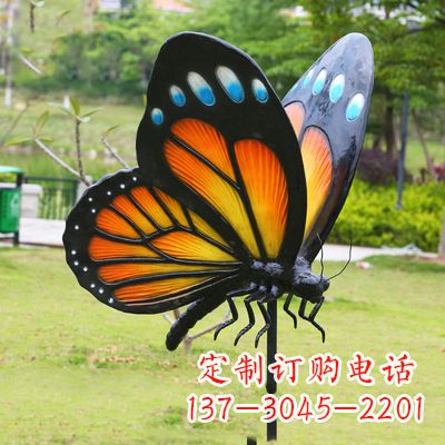 湖南仿真蝴蝶_黄色款款105x78x110