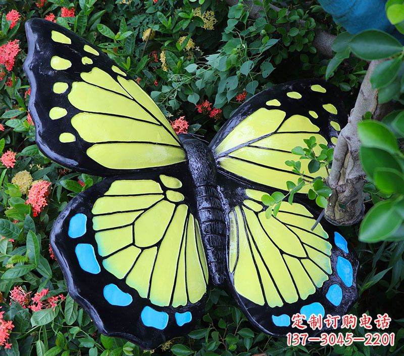 湖南玻璃钢蝴蝶雕塑