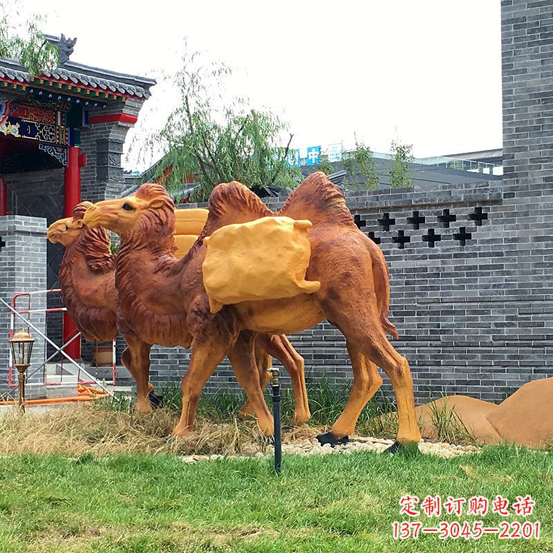湖南集萃精美的骆驼雕塑