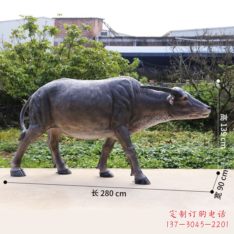 湖南仿真水牛雕塑
