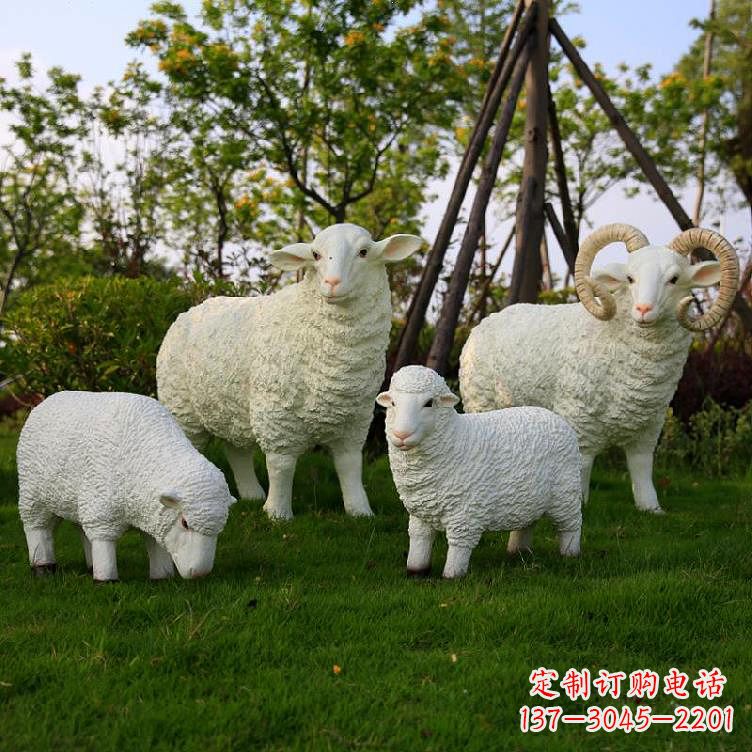 湖南精美玻璃钢动物雕塑