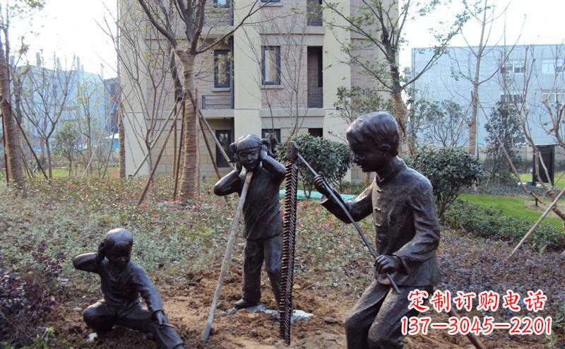 湖南中领雕塑 | 为儿童景观带来美好的铜雕塑