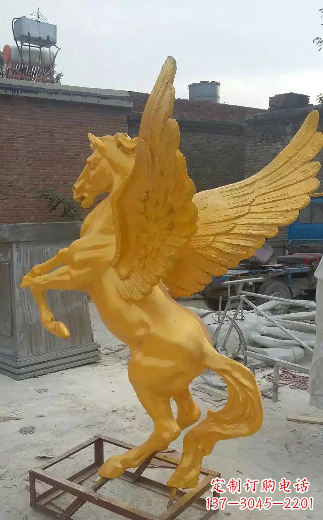 湖南飞马玻璃钢仿铜动物雕塑