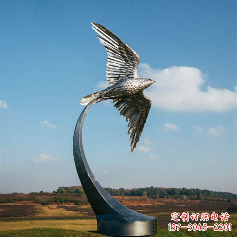 湖南不锈钢老鹰雕塑