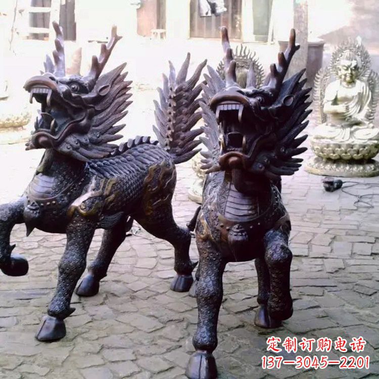 湖南麒麟雕塑——标志着繁荣与和谐的象征