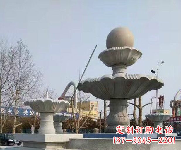 湖南风水球大型喷泉石雕
