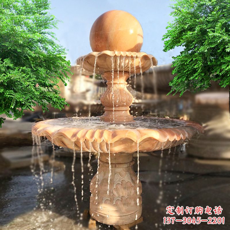 湖南风水球喷泉