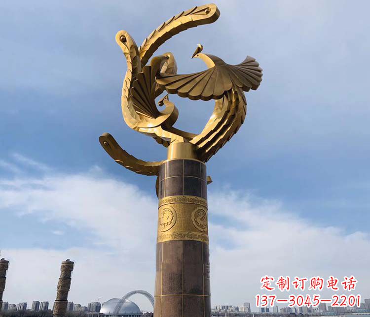 湖南凤凰华表铜雕——精美绝伦的艺术品