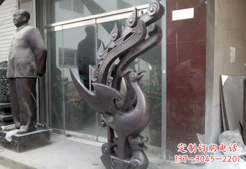 湖南艺术级凤凰铜雕
