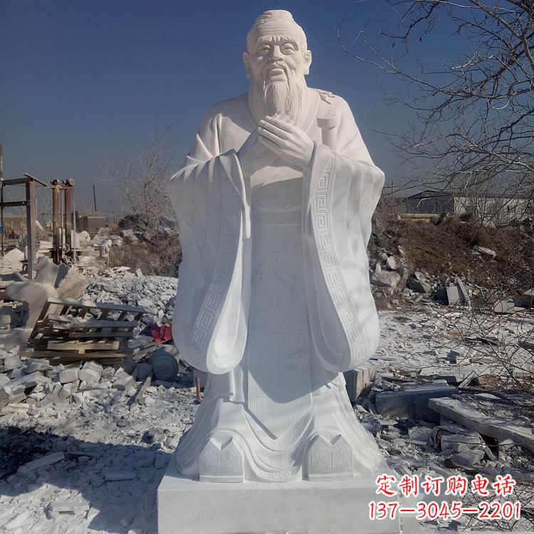 湖南夫子庙青铜雕塑孔子雕像