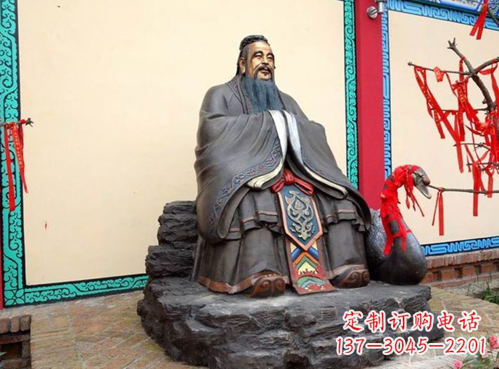 湖南精美定制- 孔子雕塑